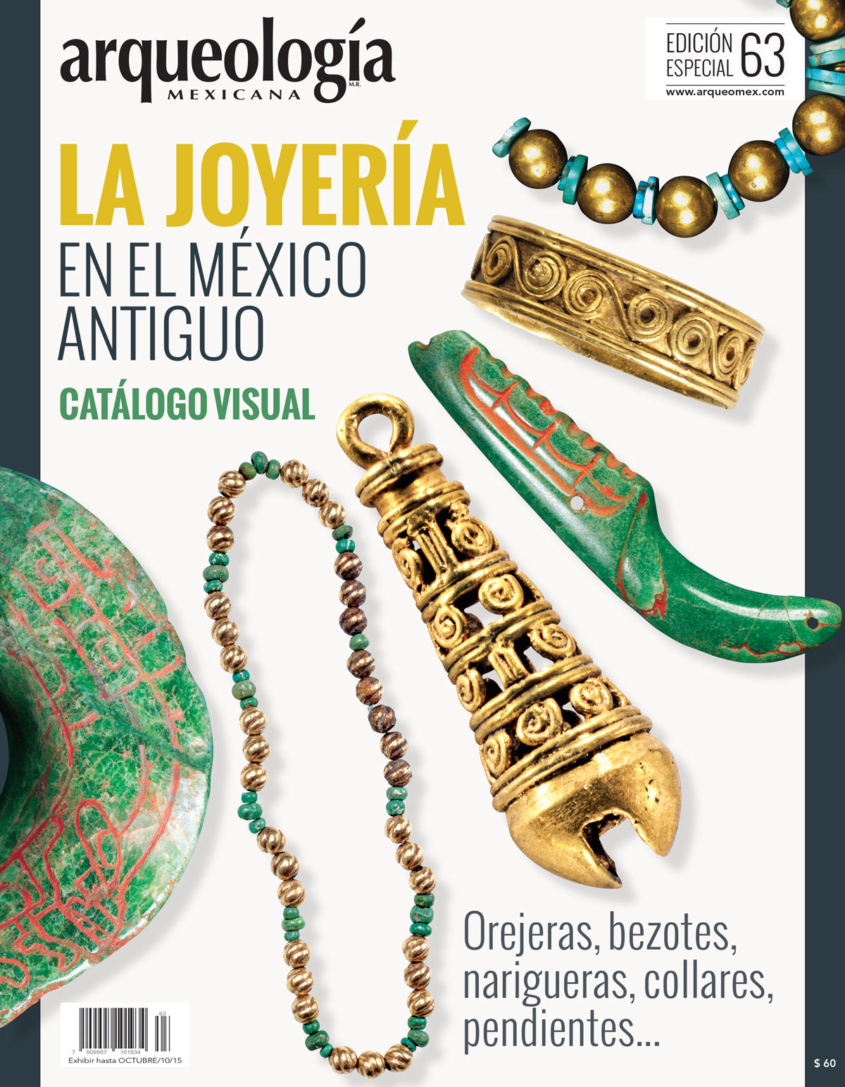 La joyería en el México antiguo. Catálogo visual