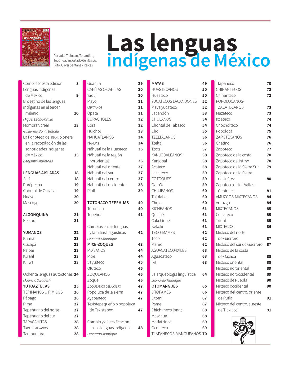 Las lenguas indígenas de México